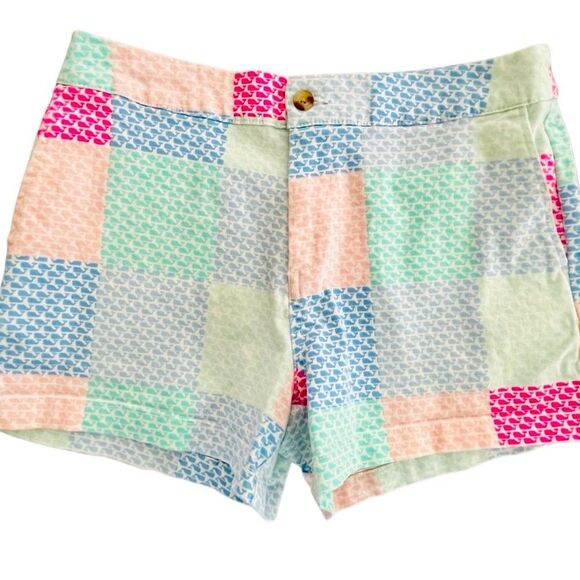 Vineyard Vines for Target Patchwork Whale Shorts  Womens size 6. - Picture 1 of 4